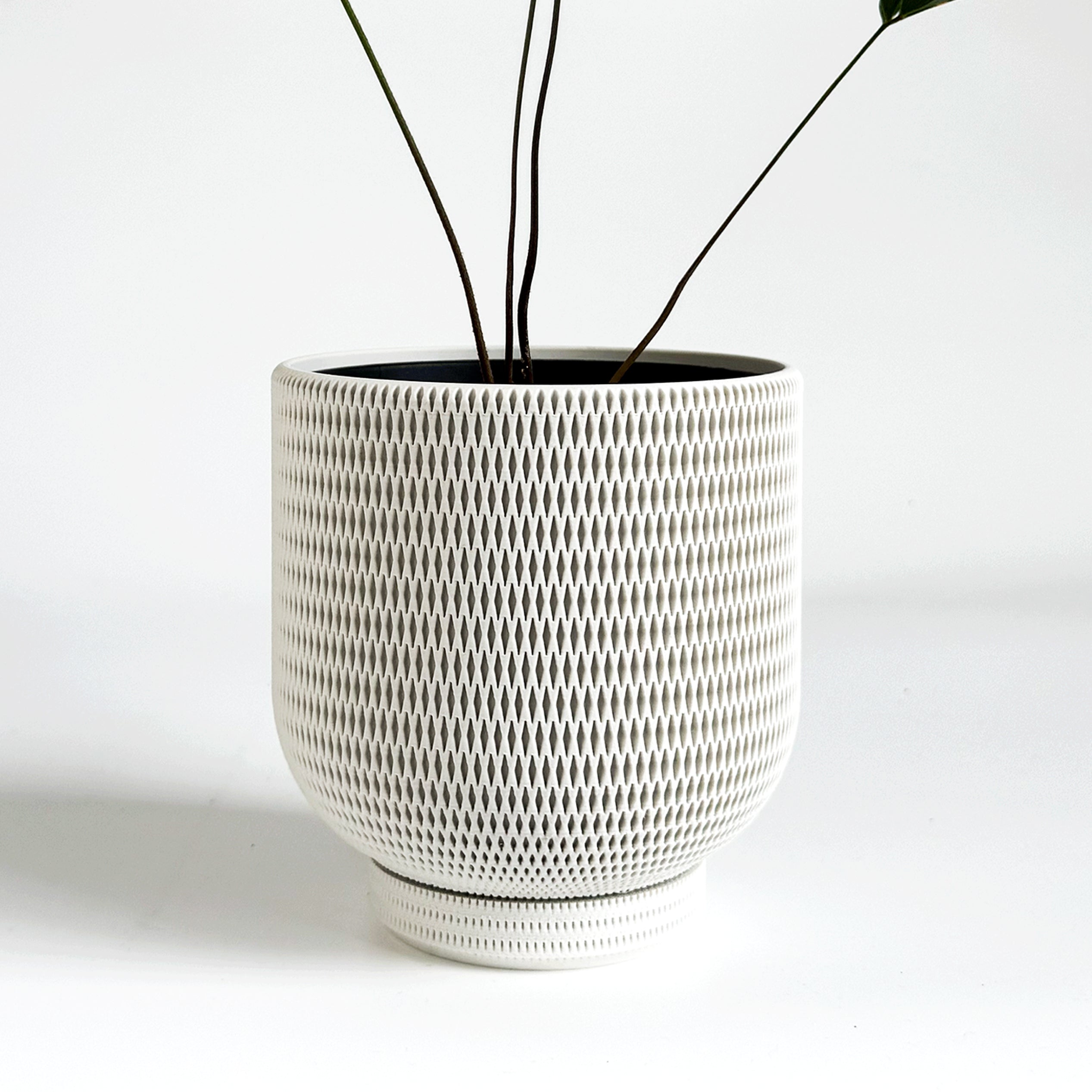Woven Tall Planter - 4.3"